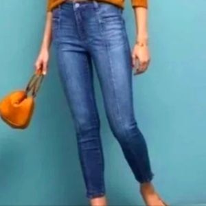Pilcro and the Letter Press by Anthropologie high rise denim leggings Sz…
